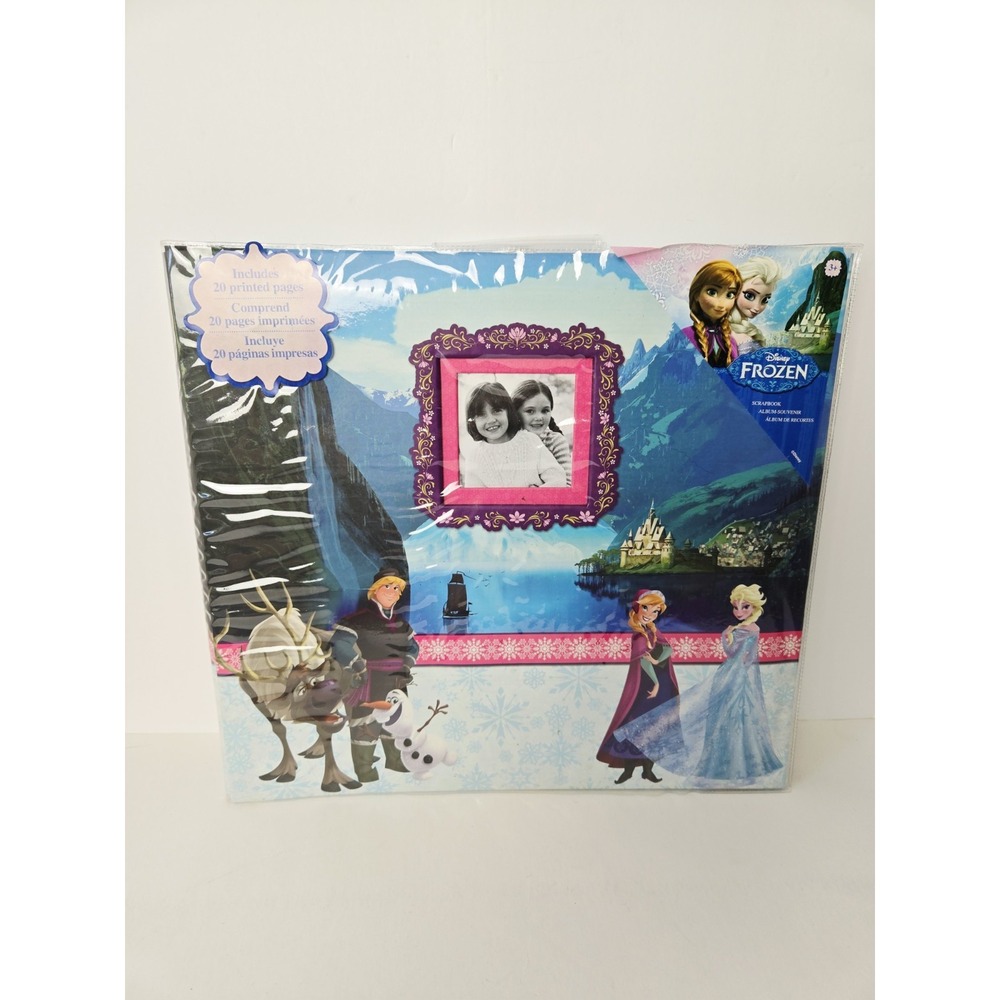 Disney Frozen 12x12 Scrapbook Album Memory Photo Book Elsa Ana